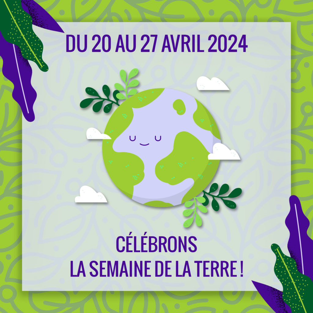 Affiche semaine de la terre 2024