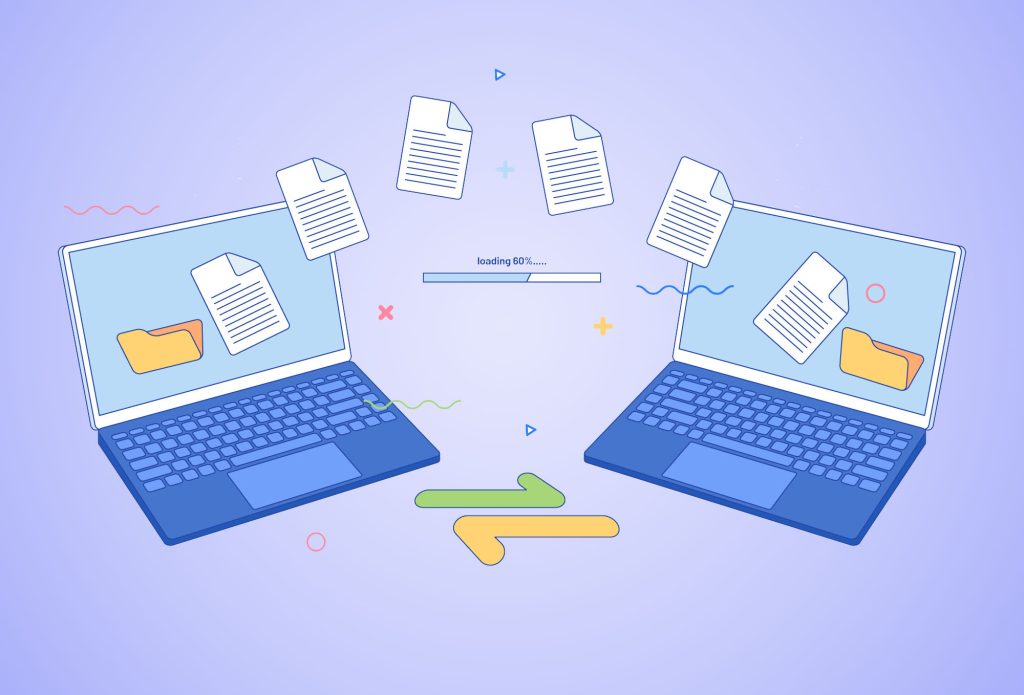 transfert de données informatiques chez Insertech